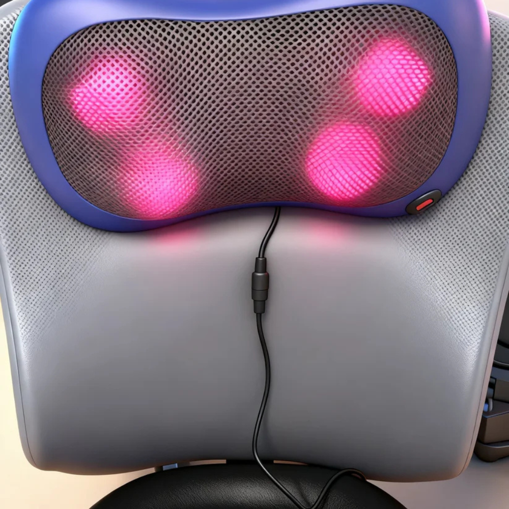 Coussin de massage shiatsu – Multifonction pour cou, dos, taille et usage maison/voiture