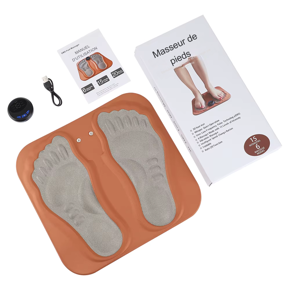 Masseur de pieds 3D intelligent – Tapis de massage pour pieds, circulation sanguine, relaxation muscles