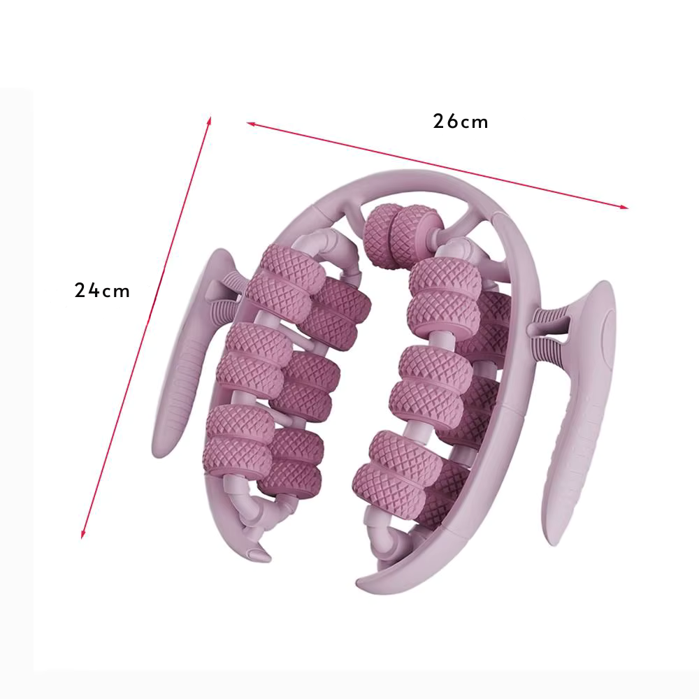 Drainage lymphatique machine – Masseur jambes 360° à 26 rouleaux pour relaxation et soulagement de la fatigue