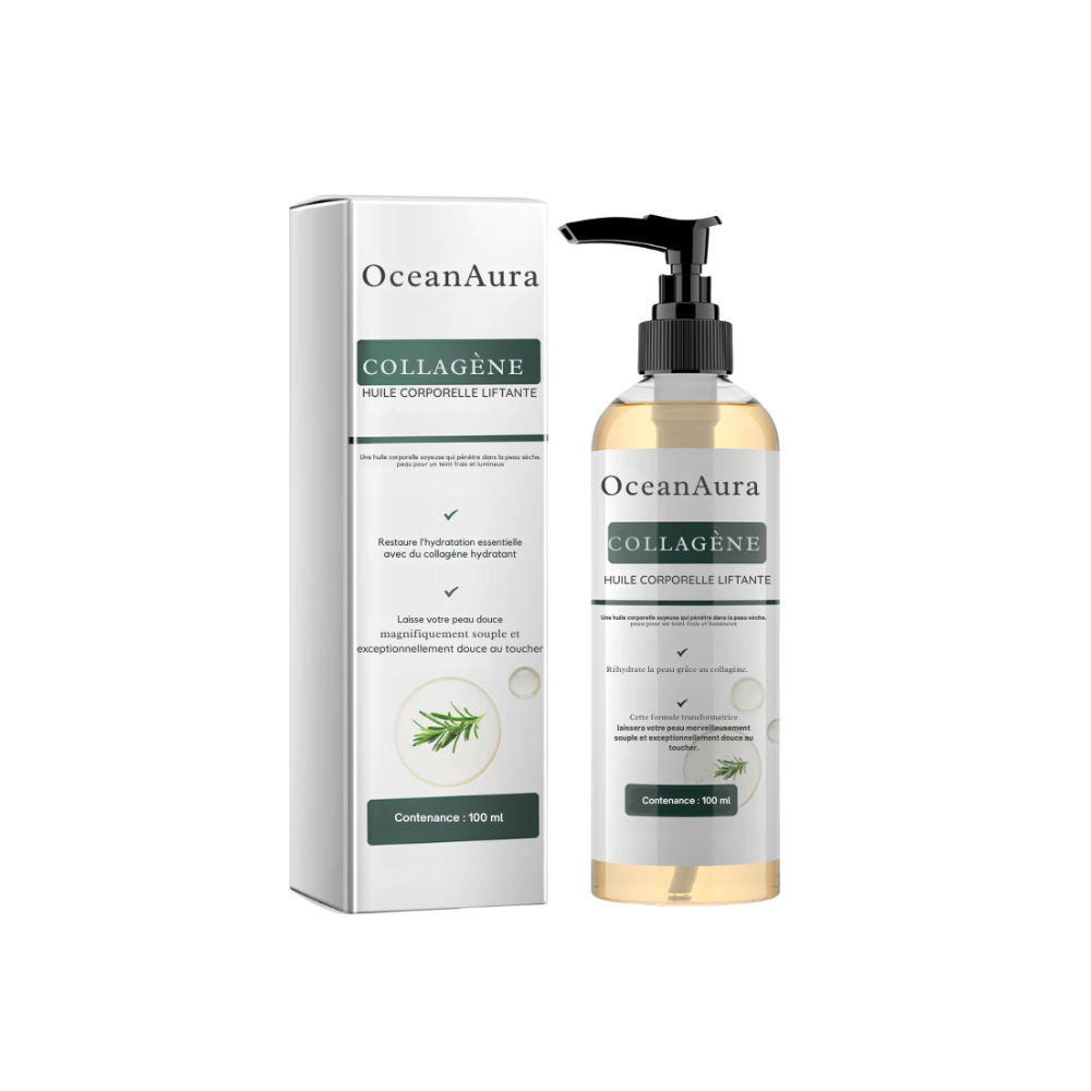 Huile de massage au collagène 100 ml – raffermissante, lissante et tonifiante pour femmes