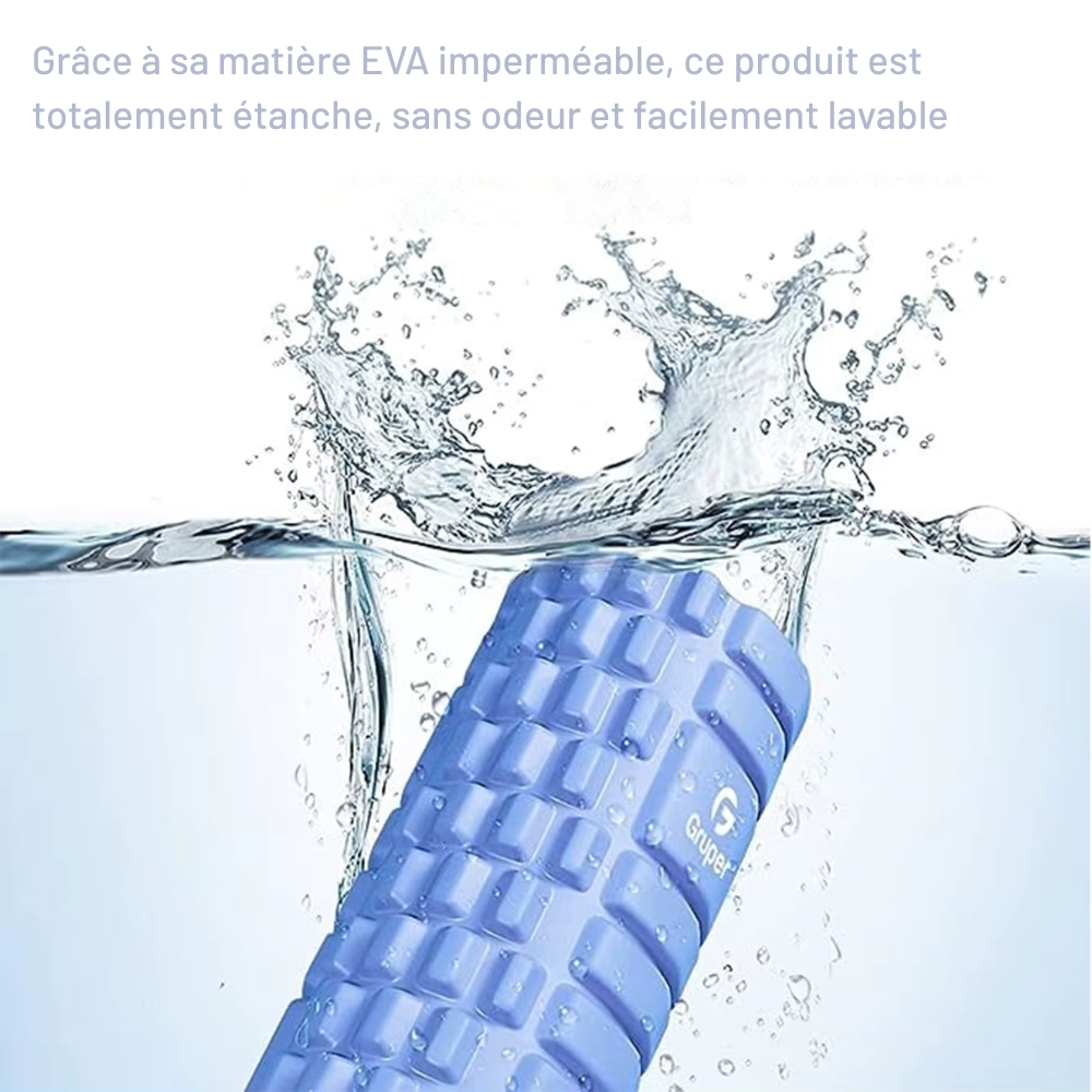 Foam Roller 33 cm – Massage musculaire dos & entraînement fitness