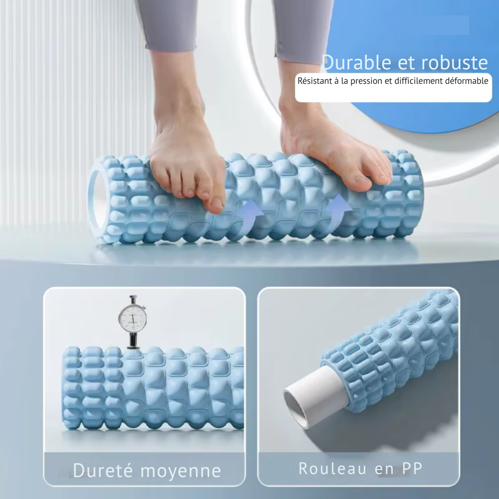 Foam Roller dos et muscles – soulagement douleurs et récupération jambes & bras