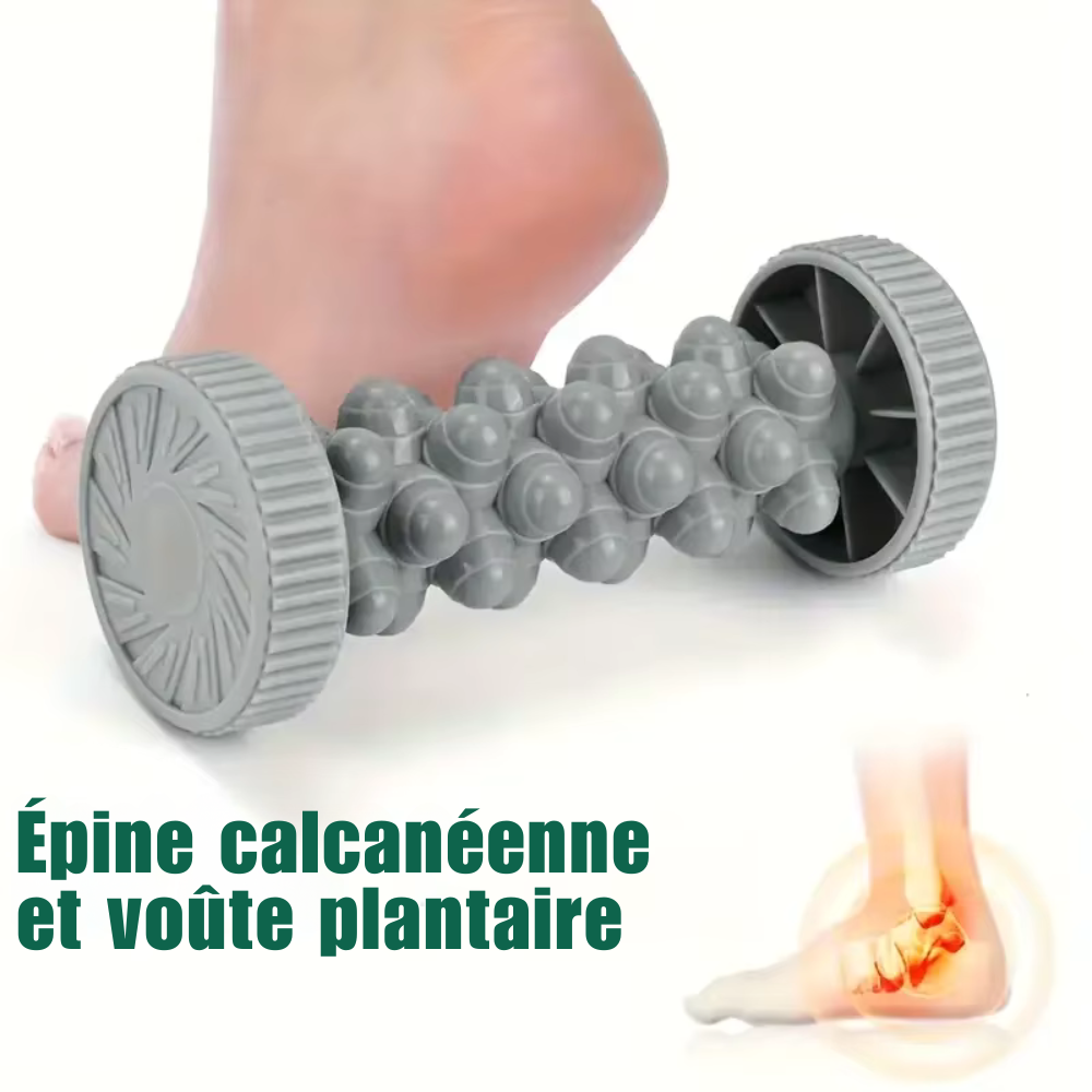 Rouleau masseur pour pied – Massage fascia plantaire, relaxation musculaire et yoga