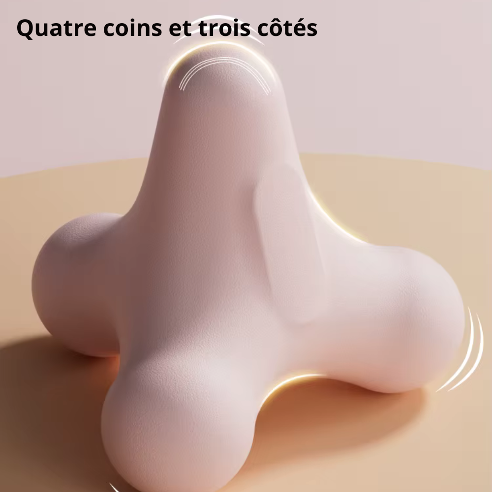 Balle de massage 4 coins – dos, pieds, épaules et mains pour relaxation & fitness