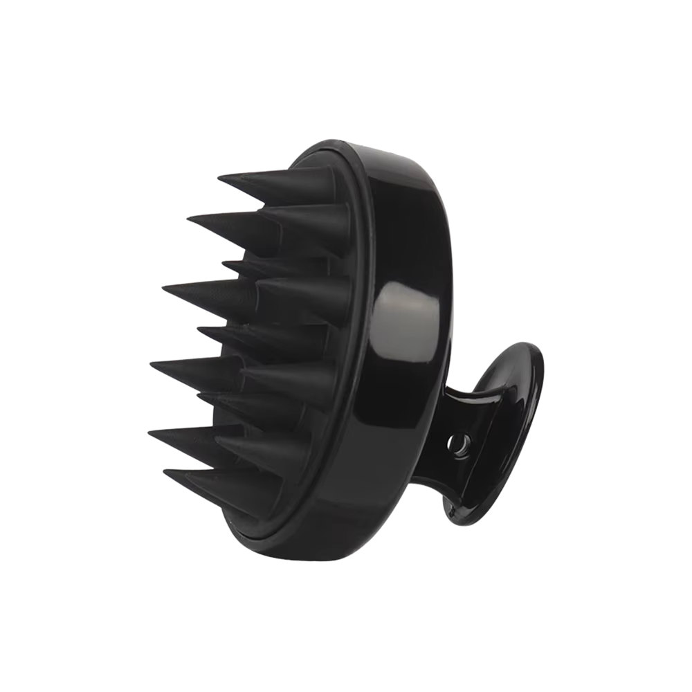 Masseur cheveux en silicone – Brosse de massage du cuir chevelu pour lavage, shampooing et soin capillaire sous la douche