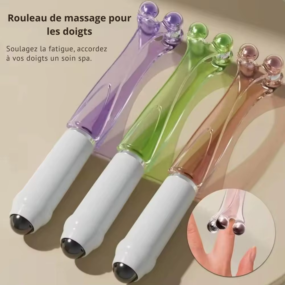 Masseur de doigts à rouleaux – Soulagement arthrite et douleurs, améliore circulation sanguine