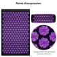 Tapis d’acupression avec coussin – Lot de 3, massage à picots, stimulation corporelle, relaxation musculaire et massage des pieds