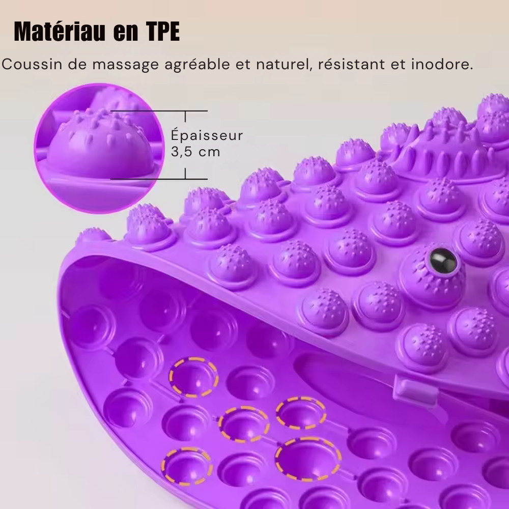 Tapis picot – Tapis de massage des pieds à acupression, stimulation plantaire, yoga et marche santé