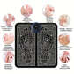 Tapis massage pieds électrique – Massage points d’acupression, circulation sanguine améliorée, 8 modes et 19 niveaux de relaxation
