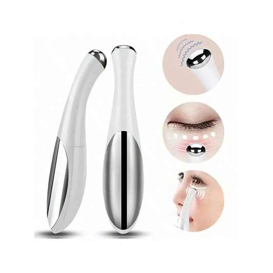 Stylo de massage électrique pour les yeux – Électrostimulation visage anti-âge, anti-rides et cernes, soin beauté du visage et des yeux