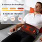 Ceinture chauffante lombaire – Ceinture de massage pour le dos avec 3 niveaux de chaleur et vibration, soutien lombaire et soulagement menstruel