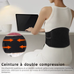 Ceinture pour le dos chauffante – Ceinture lombaire magnétique auto-chauffante pour soulager douleurs et sciatique
