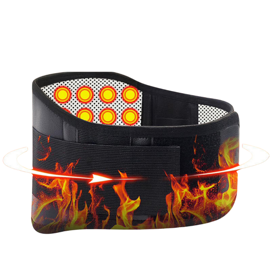 Ceinture chauffante lombaires – Ceinture auto-chauffante réglable pour soutien du bas du dos et correction de posture