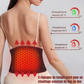 Ceinture lombaire chauffante – Ceinture électrique USB avec massage, soutien du bas du dos et thérapie magnétique