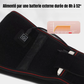 Ceinture lombaire chauffante – Ceinture électrique USB avec massage, soutien du bas du dos et thérapie magnétique