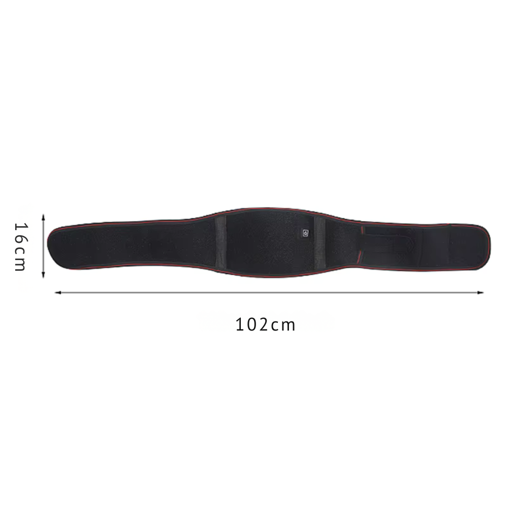 Ceinture lombaire chauffante – Ceinture électrique USB avec massage, soutien du bas du dos et thérapie magnétique