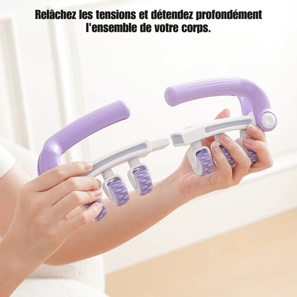 Appareil de drainage lymphatique anti-cellulite – Masseur manuel pour jambes, ventre et bras