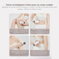 Appareil drainage lymphatique – Masseur anti-cellulite pour jambes, bras et ventre, réduit cellulite et vergetures