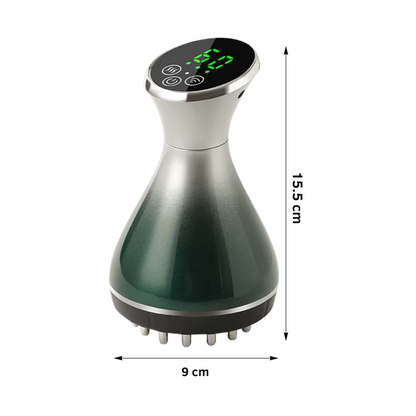 Appareil drainage lymphatique – Brosse méridienne intelligente Gua Sha pour cou, dos et épaules, massage profond et sculptant