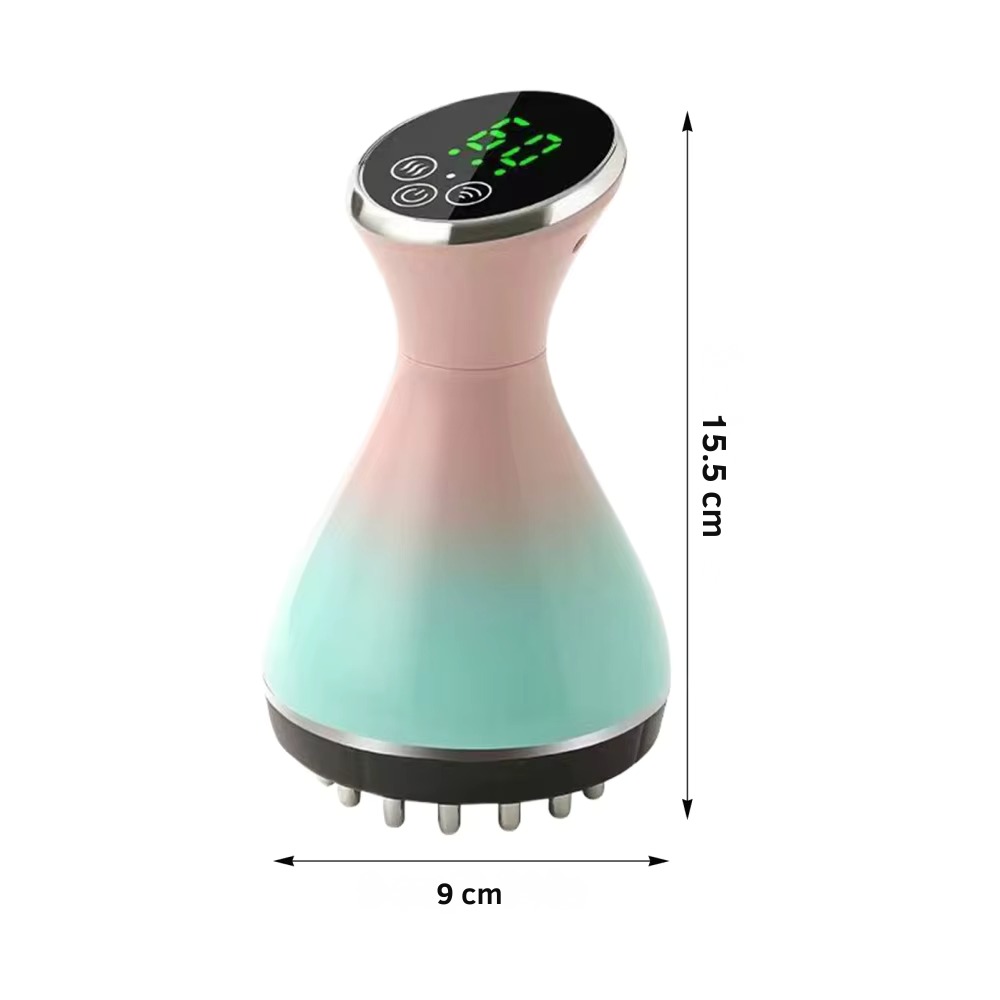 Appareil drainage lymphatique – Brosse méridienne intelligente Gua Sha pour cou, dos et épaules, massage profond et sculptant