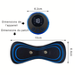 Masseur nuque électrique EMS – 8 modes, 19 niveaux de force, 2/3/4 pièces pour soulagement des muscles et détente