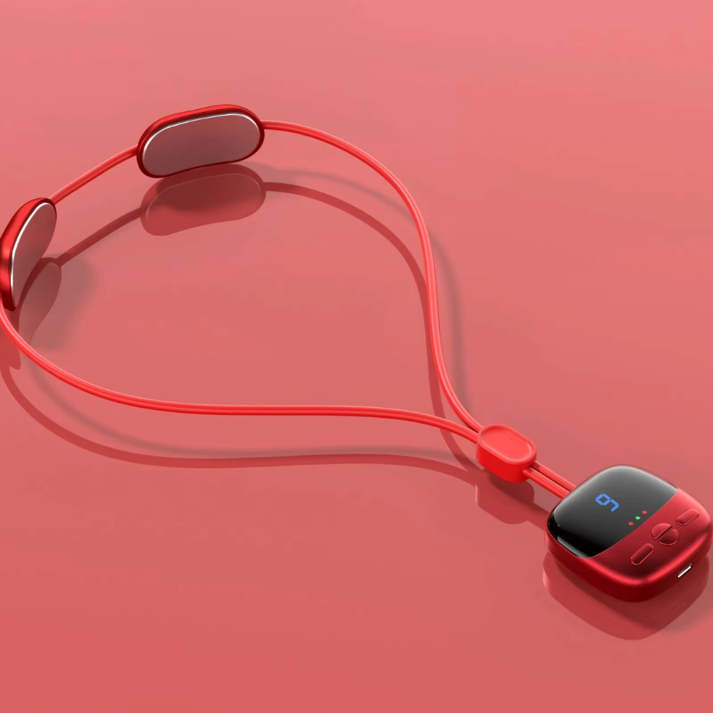 Appareil massage nuque – Mini masseur portable intelligent pour détente cervicale
