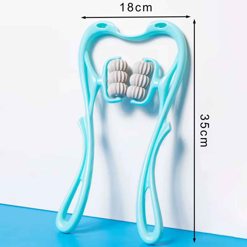 Masseur nuque – Rouleau de pétrissage 6 boules multifonction pour détente du cou et des épaules