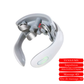 Appareil massage nuque électrique intelligent à vibrations – Masseur cervical rechargeable à impulsions basse fréquence avec lumière rouge