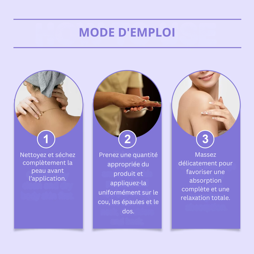 Huile de massage relaxante à la lavande – hydratante et apaisante pour muscles et stress