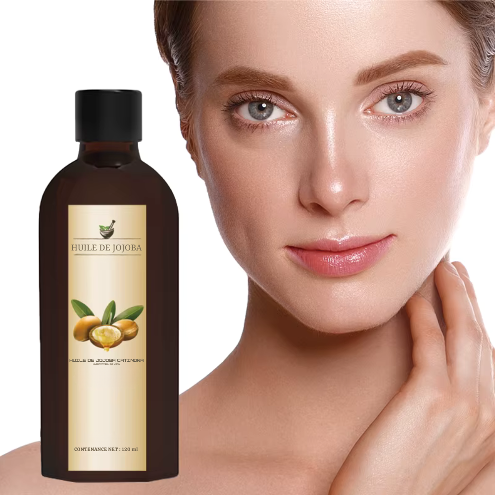Huile de massage bio au jojoba 120 ml – hydratante, raffermissante et lissante