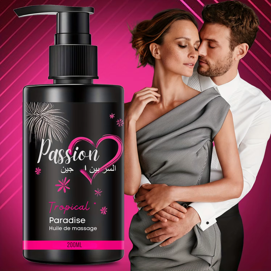 Huile de massage couple Paradise – vitamines, minéraux, nourrissante et non grasse