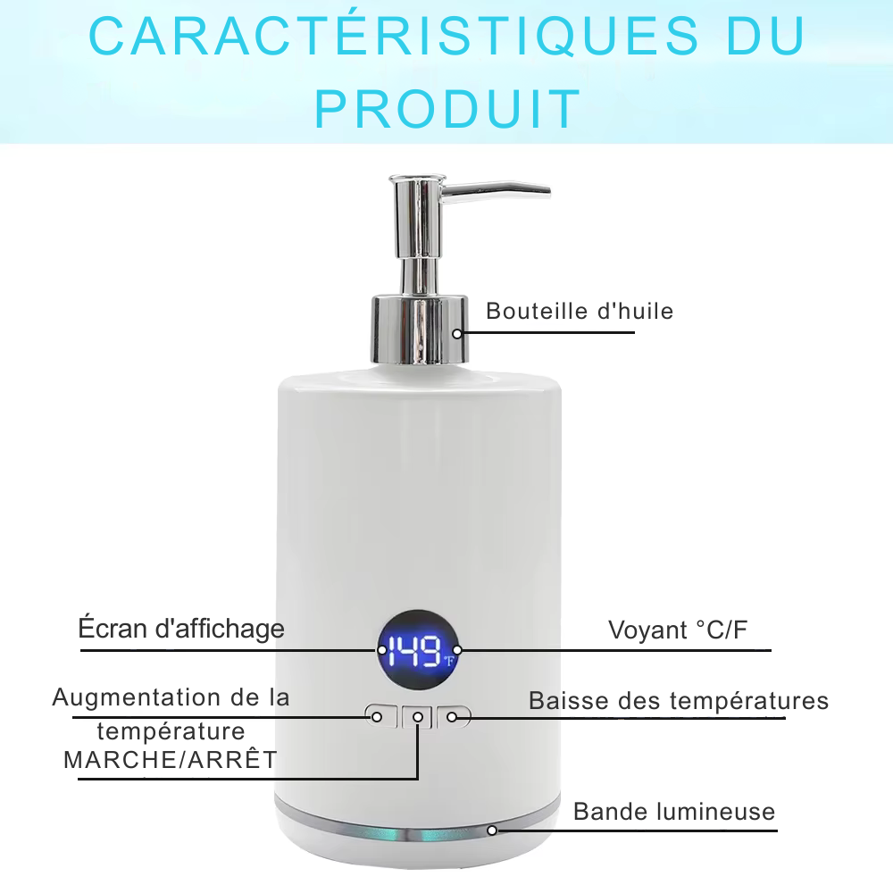 Chauffe-huile de massage professionnel