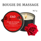 Bougie de massage parfumée – détente, hydratation et aromathérapie spa de luxe