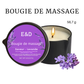 Bougie de massage parfumée – détente, hydratation et aromathérapie spa de luxe