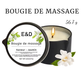 Bougie de massage parfumée – détente, hydratation et aromathérapie spa de luxe