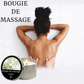 Bougie massante – huiles essentielles, six parfums, fond en huile chaude sensuelle