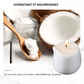 Bougie pour massage parfumée aux fruits – hydratante et apaisante, luxe naturel