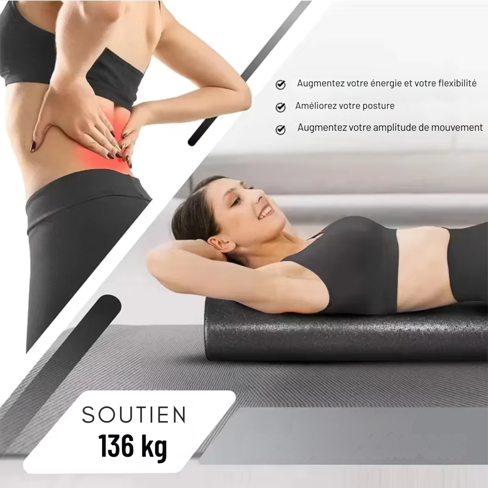 Foam roller – Massage musculaire fitness portable corps entier