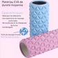 Foam Roller EVA Diamant 3D – Rouleau de massage creux pour yoga, fitness, physiothérapie et rééducation sportive