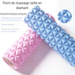 Foam Roller EVA Diamant 3D – Rouleau de massage creux pour yoga, fitness, physiothérapie et rééducation sportive