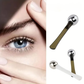 Rouleau Massage Visage Contour des Yeux – Applicateur Crème Anti-Rides en Alliage Doré