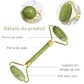 Rouleau de Jade Visage & Gua Sha – Outil Lifting et Massage Spa pour Yeux, Cou et Corps