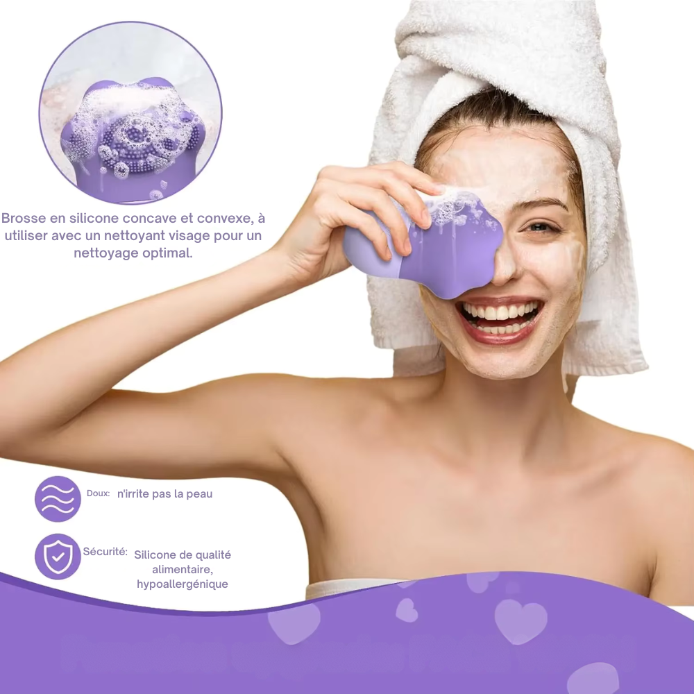 Rouleau de Glace Visage en Silicone – Massage Facial Rafraîchissant – Réduit les Poches et Apaise la Peau