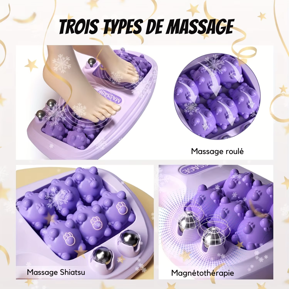 Rouleau massage pieds – Soulage douleurs, voûte plantaire, talon et tensions musculaires