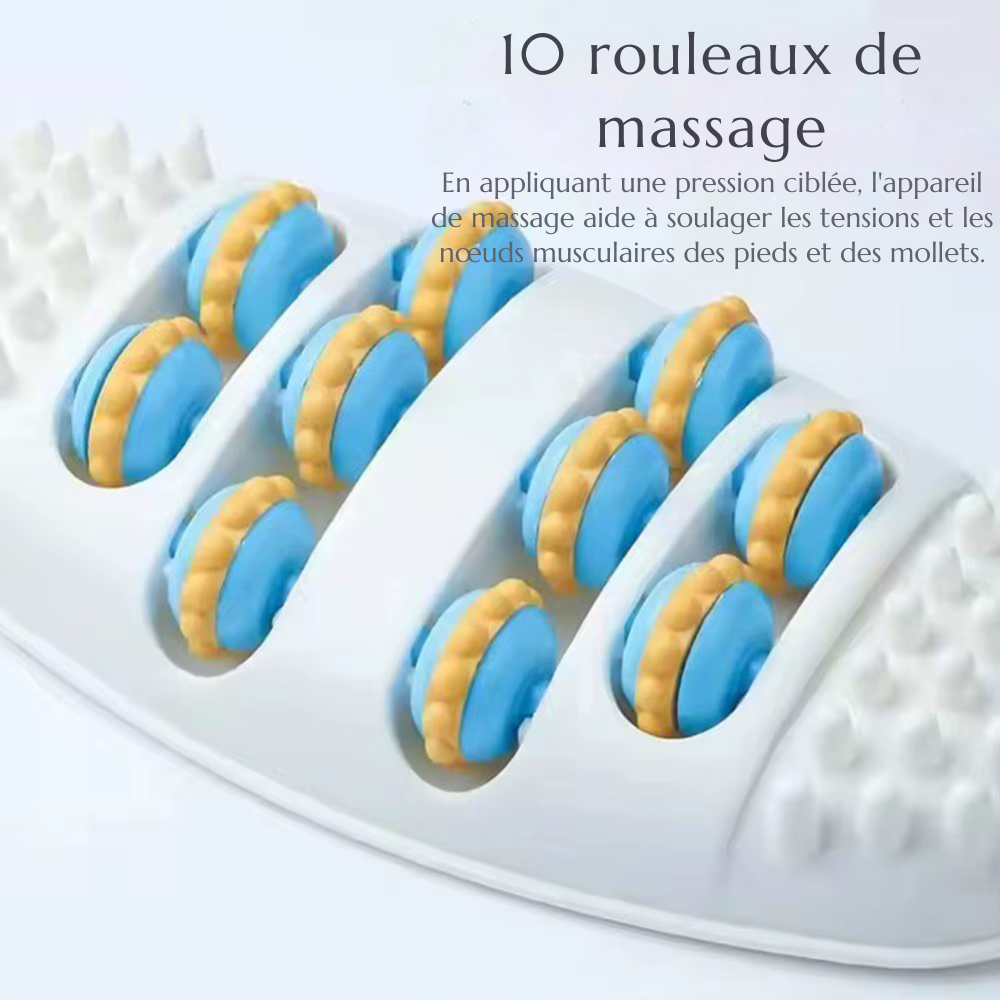 Rouleau de massage pieds pour fasciite plantaire – Acupression et relaxation jambes & pieds