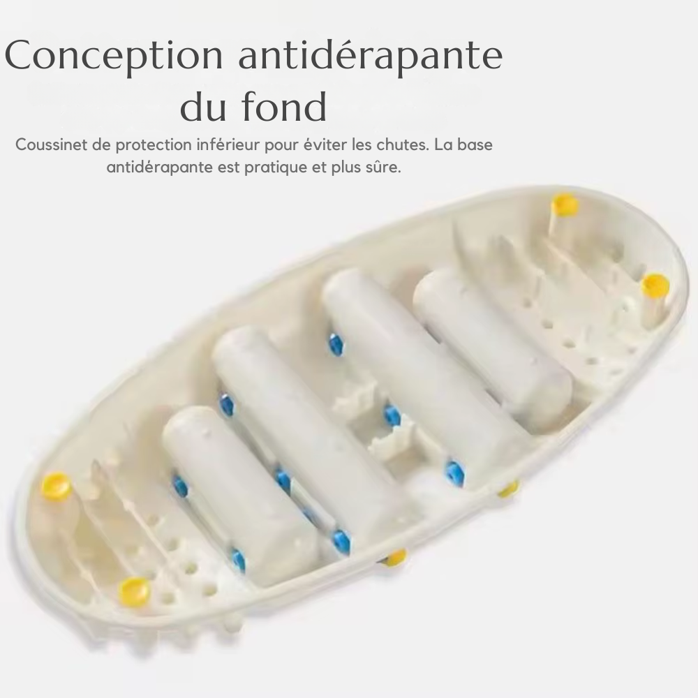 Rouleau de massage pieds pour fasciite plantaire – Acupression et relaxation jambes & pieds