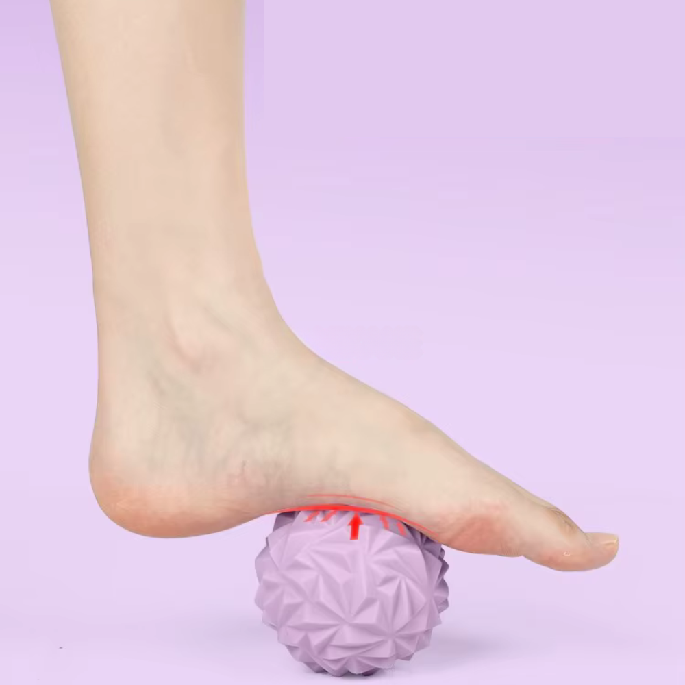 Balle de massage fascia – pieds, dos, épaules et cou, relaxation musculaire & yoga