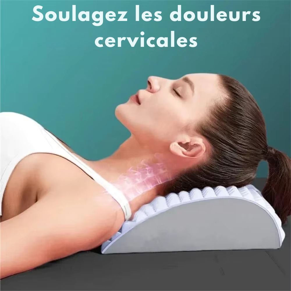 Coussin massant dos – soutien lombaire, soulagement sciatique et correction posture
