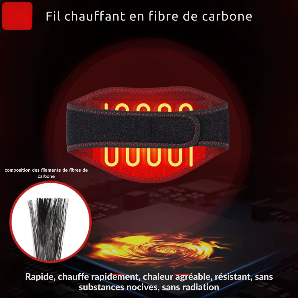 Coussin massant chauffant – Oreiller chauffant pour le cou avec vibration et soulagement
