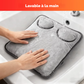 Coussin massant chauffant pieds – Tapis de massage électrique portable, 4 températures, 4 minuteries
